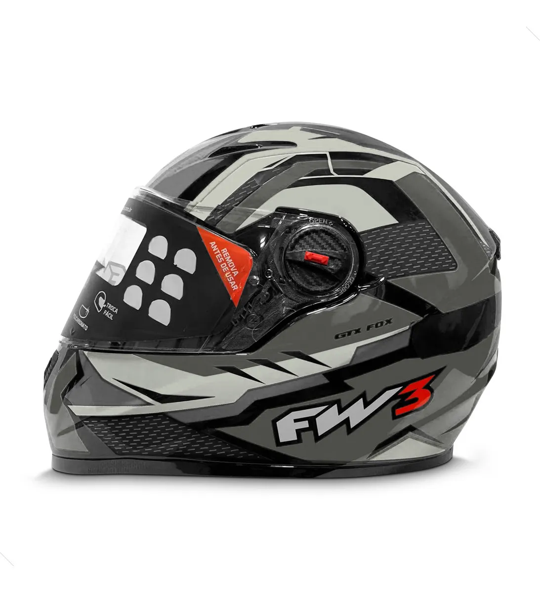 Capacete FW3 GTX - Vista 1